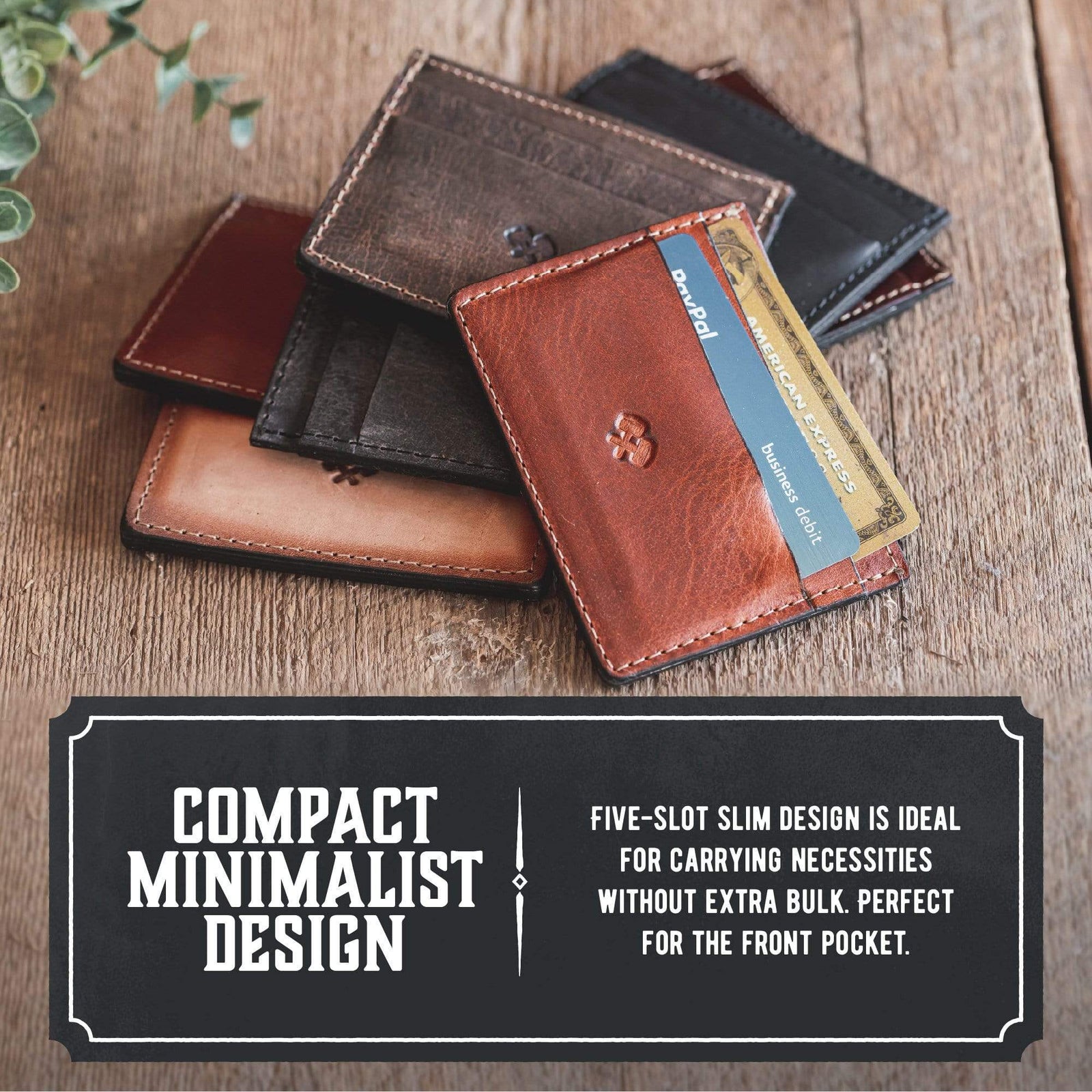 Main Street Forge Small Goods Full Grain Leather Keychain | Made in USA | Easy Open Hook for Key & Accessories