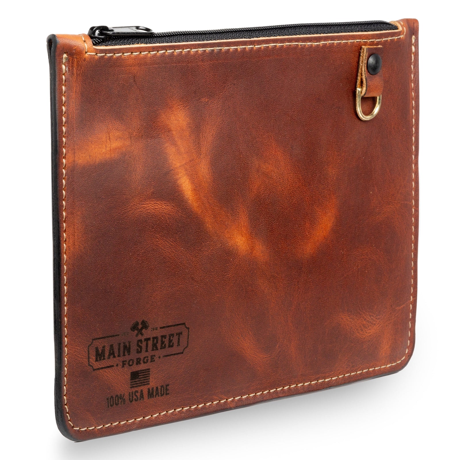 Main Street Forge Small Goods Large Full Grain Leather Utility Pouch 810155221102