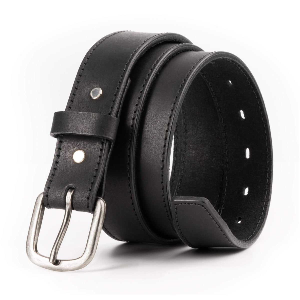 Main Street Forge Belt The Executive Leather 1.25 Inch Dress Belt | Made in USA | Full Grain Leather | Lifetime Warranty