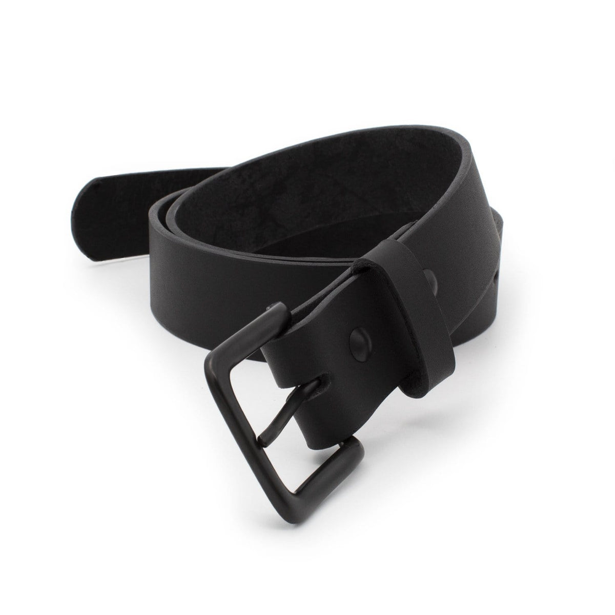 Main Street Forge Belt 32 The Huntsman Belt | Full Grain Black Leather | Made in USA | Thick, Heavy Duty 816895023983