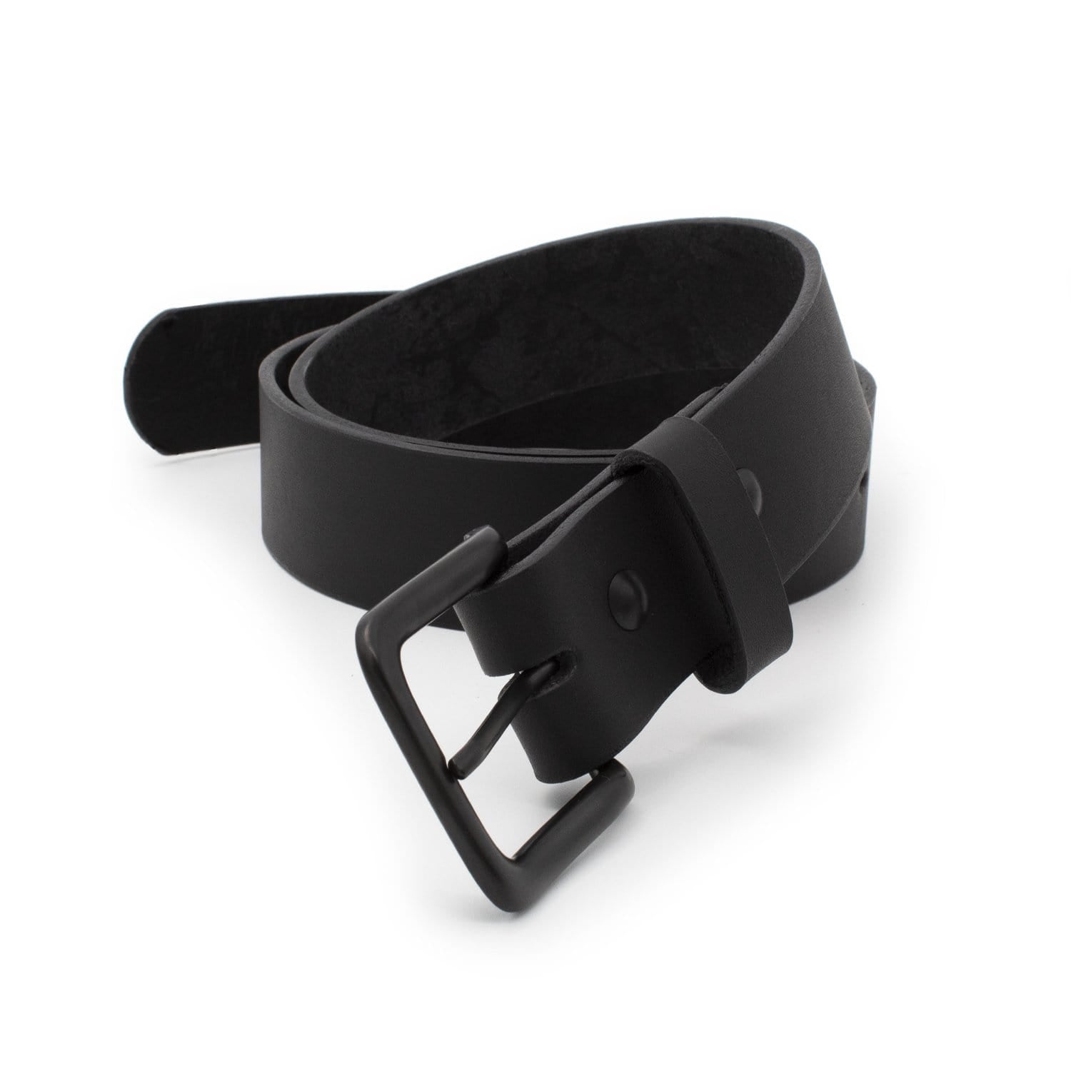 Main Street Forge Belt 32 The Huntsman Belt | Full Grain Black Leather | Made in USA | Thick, Heavy Duty 816895023983